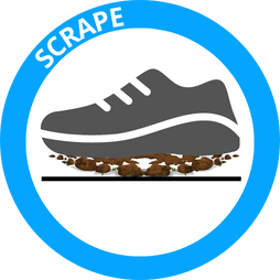 scrape fussmatte